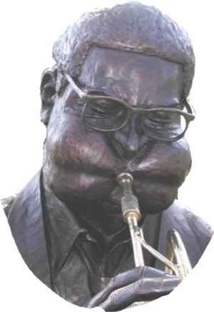 Dizzy Gillespie statue