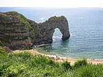 Durdle Door i Dorset.