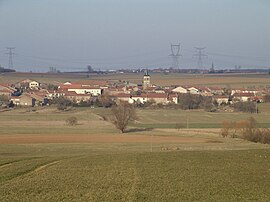 Eply seen from the road to Morville