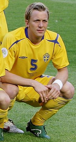 Edman a svéd válogatott tagjaként 2006-ban.