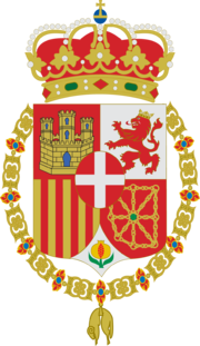 Escudo personal de Amadeo de Saboya como rey de España.