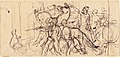 Charioteers, pen and ink on paper, National Gallery of Art
