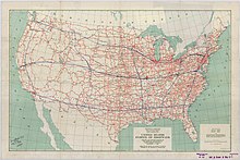 FDR's hand-drawn map from 1938 FDR Proposed Highways.jpg