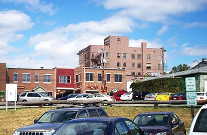 Rear view with Acorn Alley, September 2010