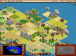 Snímek obrazovky ze hry, verze 0.5.2