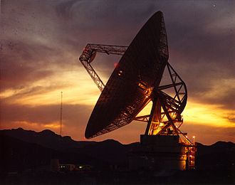 70 m antenna at Goldstone, California. Goldstone DSN antenna.jpg