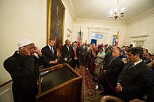 O'Malley at the Iftar Reception during Ramadan in August 2013 Governor Host Ramadan Reception (9459526910).jpg