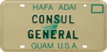 Номерной знак Гуама 1986 consular.png