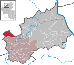 Poziția Hümmel pe harta districtului Ahrweiler
