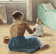 Äiti ja lapsi, 1890