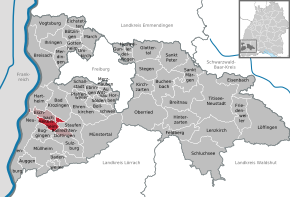 Poziția localității Heitersheim