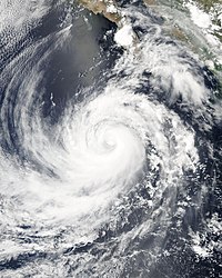Hurricane Hilary on August 22, 2005.