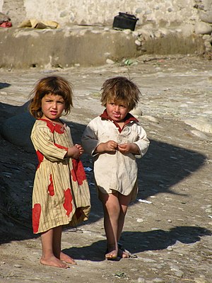 Inseparable Afghan friends