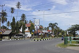 A street intersection at Lubuk Basung Intersection in Lubuk Basung.JPG