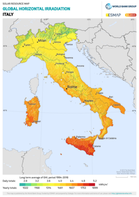 Solar potential Italy GHI Solar-resource-map GlobalSolarAtlas World-Bank-Esmap-Solargis.png