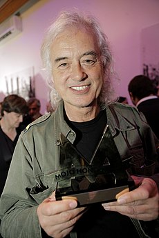 Jimmy Page na udeľovaní cien Mojo (2008)