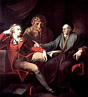 The artist in conversation with Johann Jakob Bodmer, 1778-1781.