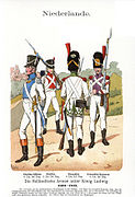 Fusiliers et grenadiers de l'infanterie de ligne.