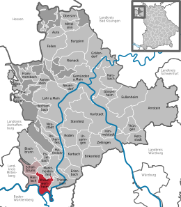 Kreuzwertheim - Localizazion