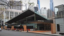 Side view of theater entrance Lincoln Center Theater 65 St side jeh.jpg