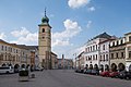 Litomyšl (Leitomischel), Rathaus in der Strasse