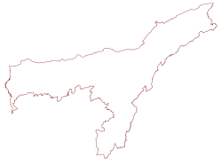 Location of Gethsemane Man-made Forest
