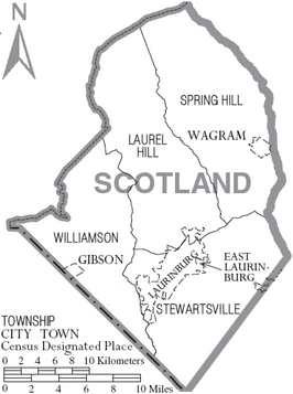 Kaart van Scotland County