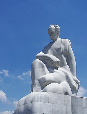 Estatue of Jose Marti in Havana, Cuba.