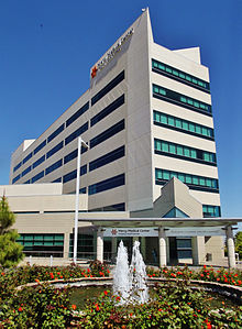 Mercy Medical Center Merced, previously the Merced Community Medical Center; is a new building and not the previous building where Lia Lee was taken Merced, Mercy General.JPG