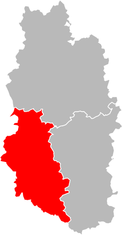 Location of Qarku Bar-le-Duc