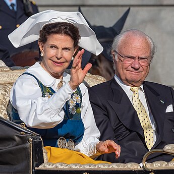 Rei Carl XVI Gustaf e Rainha Silvia