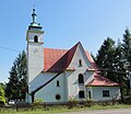 Evangelický kostel v hornoslezské Stuidzionce od architekta Tadeusze Michejdy