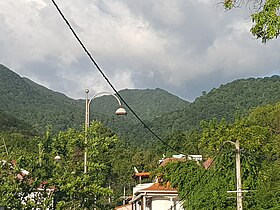 Vue sur le piton Guyonneau à partir de Pointe-Noire