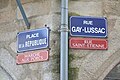 Plaques de rue, Saint-Léonard-de-Noblat (1er avril 2017)