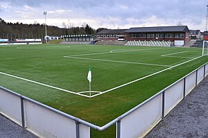 Das Prinz-Philippe-Stadion im Februar 2014