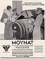 Publicité Moynat parue dans L'Illustration, 1929.