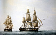 The frigates Recherche and Espérance