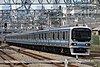 A TWR 70-000 series EMU at Ikebukuro Station in 2018