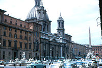 Piazza Navona, 10 luglio 1963.