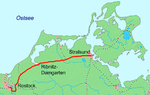 Miniatuur voor Spoorlijn Rostock - Stralsund