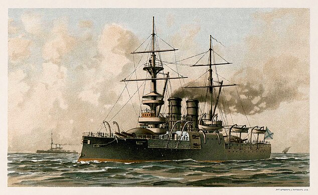 44. Russian battleship Dvenadsat Apostolov