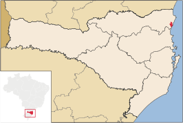 Kaart van Balneário Barra do Sul