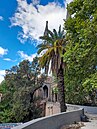 El santuario hacía la entrada por la torre izquierda en 2022.