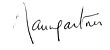 Signature de Wilfrid Baumgartner