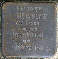 Stolperstein für Frieda Meyer (Bonner Straße 309)