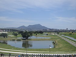 New Taipei Metropolitan Park within the Erchong Floodway.