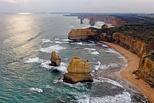 The Twelve Apostles stacks in Victoria, Australia The Twelve Apostles 2011.jpg