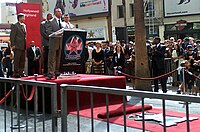  Walk Fame on Vince Mcmahon Receiving His Own Star On The Hollywood Walk Of Fame
