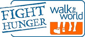 Logo of the Fight Hunger: Walk the World campaign