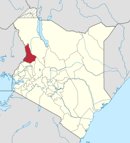 Contea di West Pokot – Localizzazione